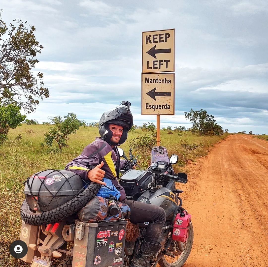 Viagem de moto, sozinho, por todos os países na América do Sul